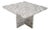 Italian Carrara Marble Coffee Table, 1980s For Sale
