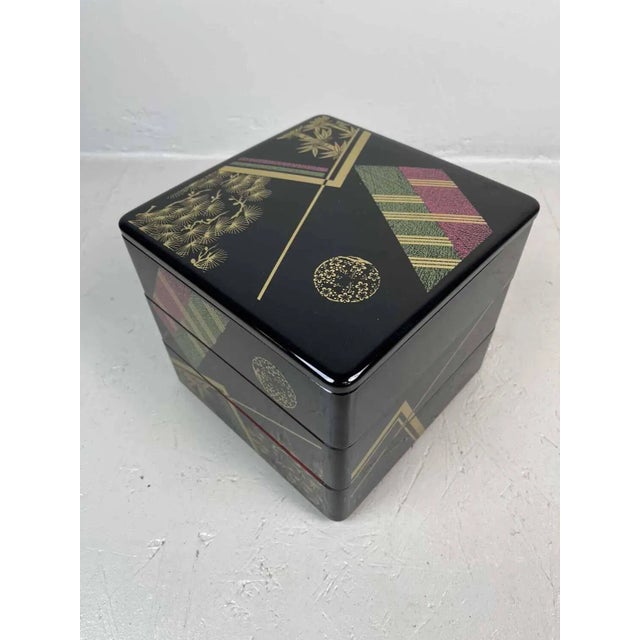 1970s Decorated Jūbako, 1970s, Set of 4 For Sale - Image 5 of 11