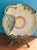 American Vintage Tiffany & Co. Majolica Ceramic Flower Shaped Dish in the Style of Mottahedeh Made in Italy Signed For Sale - Image 3 of 9