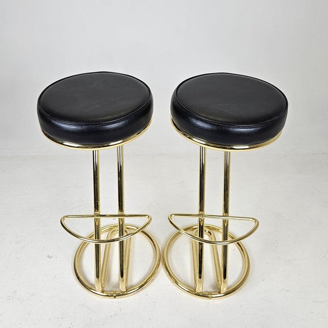1980s Vintage Bar Stools, 1980s, Set of 2 For Sale - Image 5 of 8