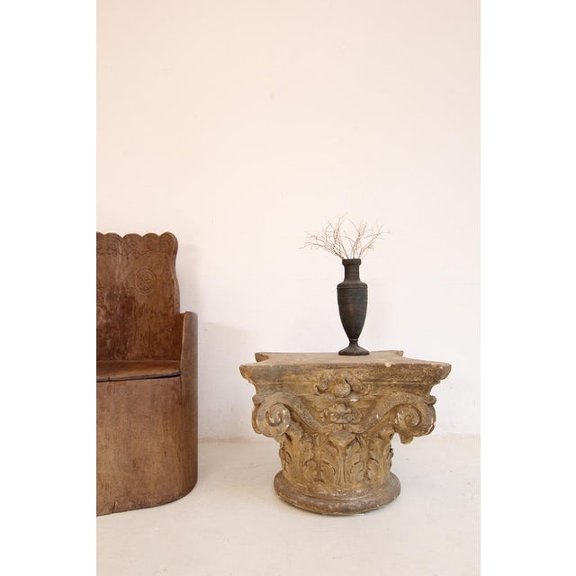 Corinthian Style Capital Coffee Table, 1890s For Sale - Image 6 of 18