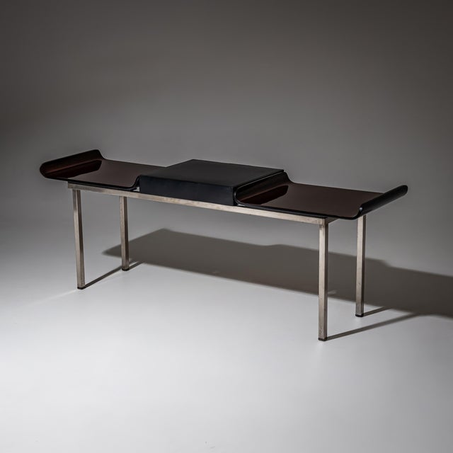 Minimalist Bench by Campo & Graffi, Italy, Designed in 1958 For Sale - Image 9 of 9