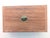 Late 20th Century Handcrafted Wood Jewelry Box With Decorative Sterling Silver Plaque For Sale - Image 12 of 14