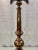 Vintage LPatinated Brass Palm Tree Candlestick Holder For Sale - Image 4 of 11