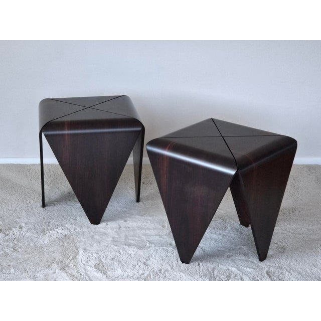 Rosewood Petalas Side Tables from Jorge Zalszupin, Set of 2 For Sale - Image 9 of 18