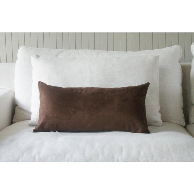 Modern Lumbar Pillow Covers- a Pair For Sale In Los Angeles - Image 6 of 8