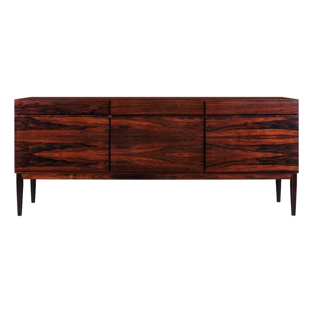Danish Modern Brazilian Rosewood Credenza by Ib Kofod Larsen For Sale