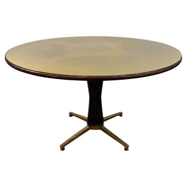 1950s Mid-Century Italian Center Table in the Style of Paolo Buffa. For Sale In New York - Image 6 of 8