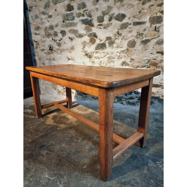 French Oak Table, 1960s For Sale - Image 4 of 18