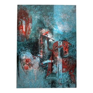 Lebadang Lithograph of Horses Signed and Numbered For Sale