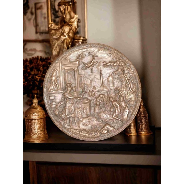 Bronze Relief with Allegory of Arts and Sciences in Reference to Hans Jakob Bayr, 1600s-1700s For Sale - Image 4 of 4