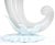 White Vintage Venini Bianconi Murano Signed Zanfirico Ribbons Pasta White Italian Art Glass Cornucopia Vase For Sale - Image 8 of 12
