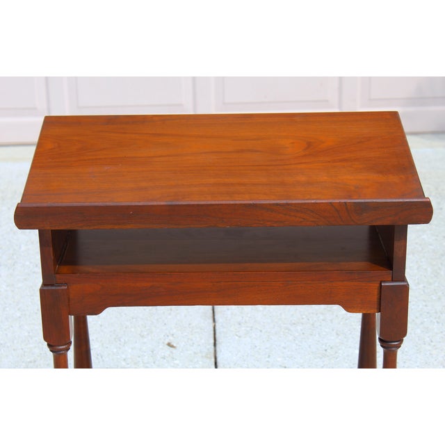 Antique Colonial Revival Walnut Lectern | Bible / Dictionary Stand | Rolling Book or Music Stand | 33” H For Sale - Image 10 of 14