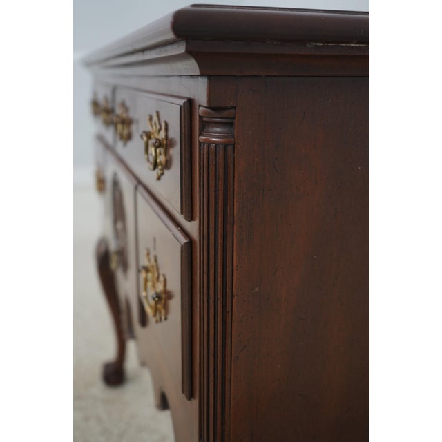 Kittinger Biggs Mahogany Wa 1781 Chippendale Style Lowboy For Sale - Image 10 of 12