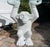 1970s Monkey Form Composite & Glass Console Sofa Table
