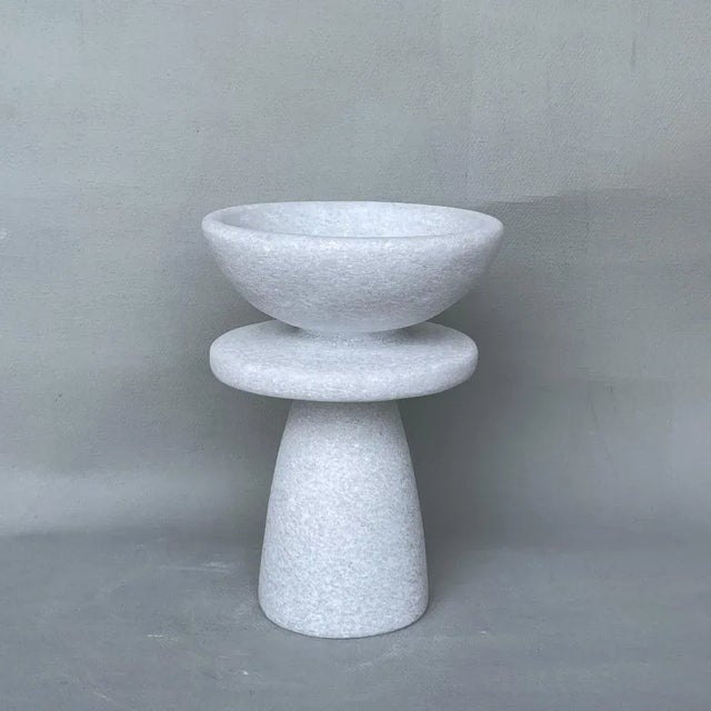 Naxian Marble Vessel by Tom Von Kaenel For Sale - Image 4 of 6