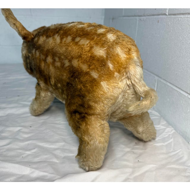 Large Vintage Handmade German Steiff Mohair Dalle Boar Pig Stuffed Animal 23 In. For Sale - Image 13 of 16