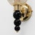 Metal Italian Murano Glass Wall Sconces with Gold Dust Inclusions and Brass, 2000, Set of 2 For Sale - Image 7 of 10