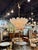 Transparent Murano Granola Glass 2-Tier Leaf Form Flush Mount Chandelier For Sale - Image 8 of 8