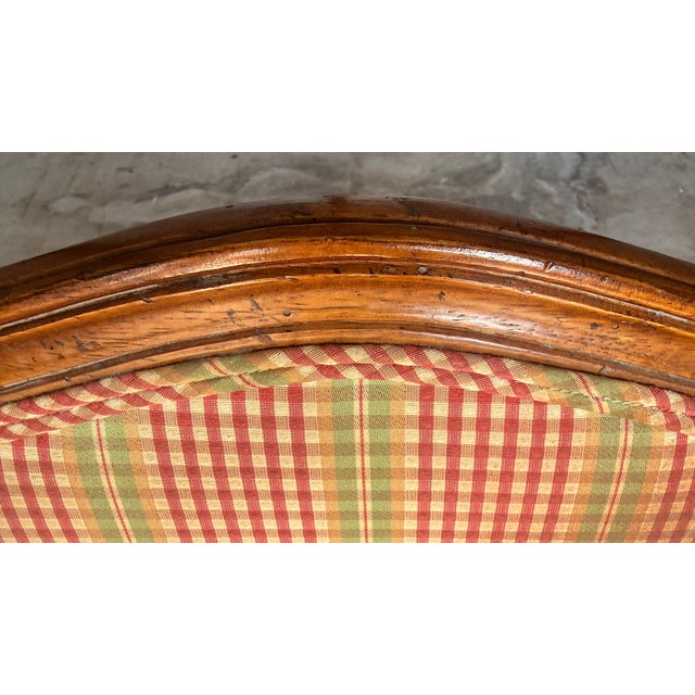 Vintage Century Furniture French Louis XV Style Bergère Lounge Chair For Sale - Image 12 of 16