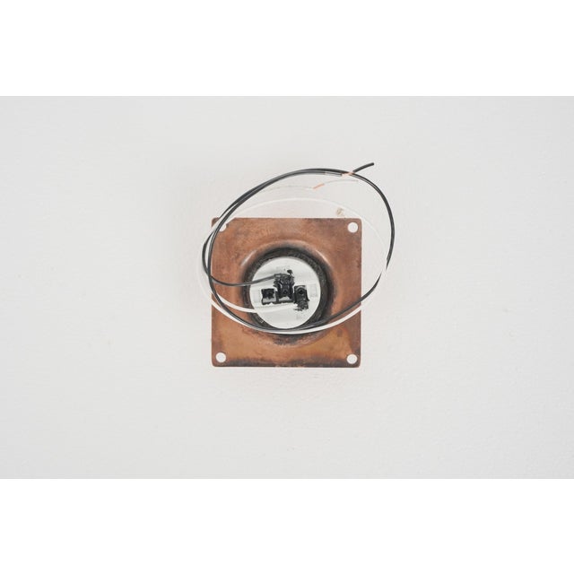 Copper 1920s New York City Subway Brass Flush Mount Light For Sale - Image 8 of 8