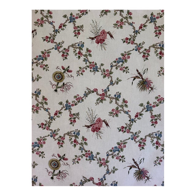Sanderson X Giles Deacon Trelliage Fabric 4 Yards For Sale