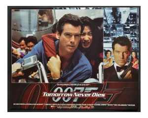 James Bond 007 Tomorrow Never Dies Original Lobby Card, UK, 1997