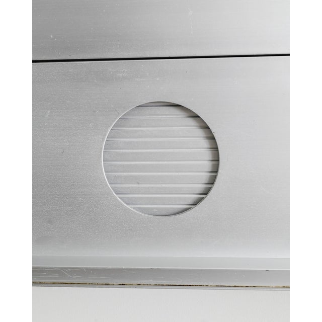 1950s Mid-Century French Aluminium Areator Shutter with C.I.M.T Panel by Jean Prouvé, 1950s For Sale - Image 5 of 7