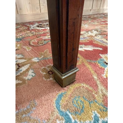 Louis XVI Style Flat Desk in Solid Wood For Sale - Image 5 of 9