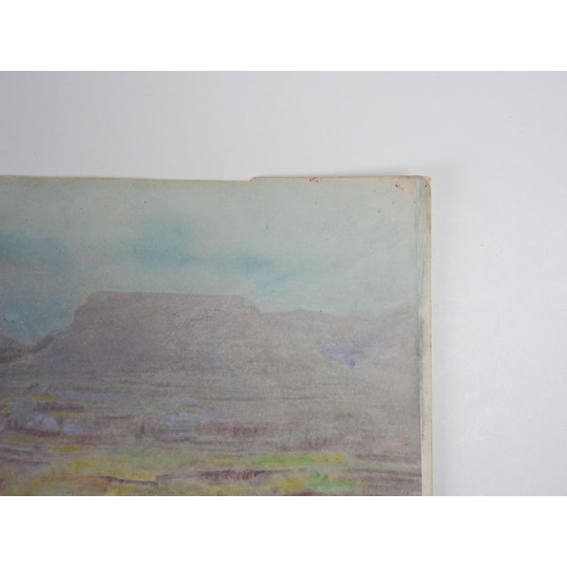 Circa 1960 hand-colored photo of the Grand Canyon. Unsigned. Unframed, edge wear, corner loss.