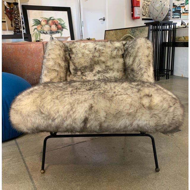 Faux Fur Lounge Chair Chairish