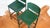 1980s Mid-Century Matteo Grassi Green Saddle Leather Sistina Counter Stools - A Pair For Sale - Image 14 of 16