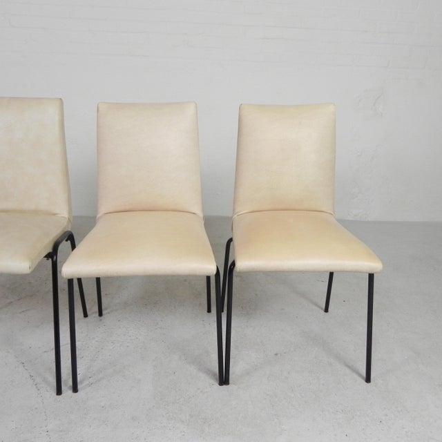 Meurop Chairs attributed to Pierre Guariche, 1950s, Set of 4 For Sale - Image 6 of 18