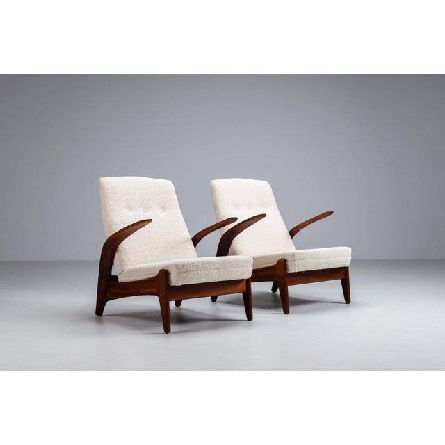 Rastad and Relling Low Back Lounge Chairs Gimson and Slater Norway 1960, Set of 2 For Sale - Image 3 of 14