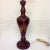 Antique Marquetry Style Hand Turned Wood Lamp For Sale In Dallas - Image 6 of 8