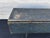 Farmhouse Antique Blue-Painted Drop-Leaf Wood Table For Sale - Image 3 of 12
