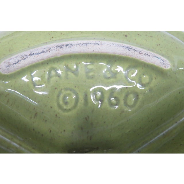 Green Lane and Co 1960 Van Nuys California 3000 Divided Serving Tray With Handle 4637b For Sale - Image 8 of 16