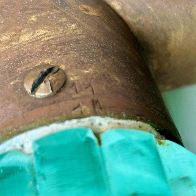 1940s Green Murano Glass 4-Feet Floor Lamp attributed to Barovier & Toso, Italy, 1930s-1940s For Sale - Image 5 of 18