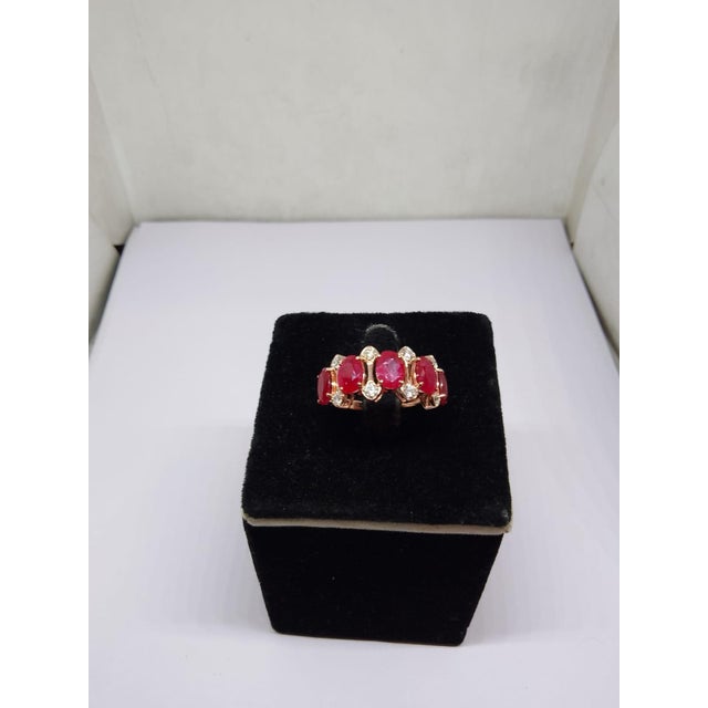 Gemstone details Gold Purity: 14K Solid Gold Ruby: 4.15 cts Diamond: 0.45 cts 14K gold Gross weight: 2.45 grams code: k