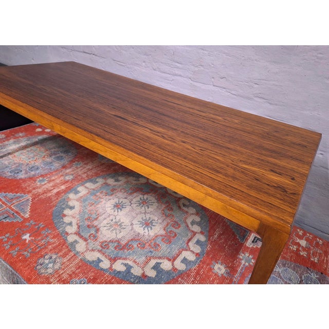 Brown Rosewood Coffee Table by Johannes Andersen for Trioh, Denmark, 1960s For Sale - Image 8 of 11