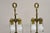 Vintage French Empire Style Candlestick Candelabra Brass Table Lamps - A Pair For Sale In Philadelphia - Image 6 of 12