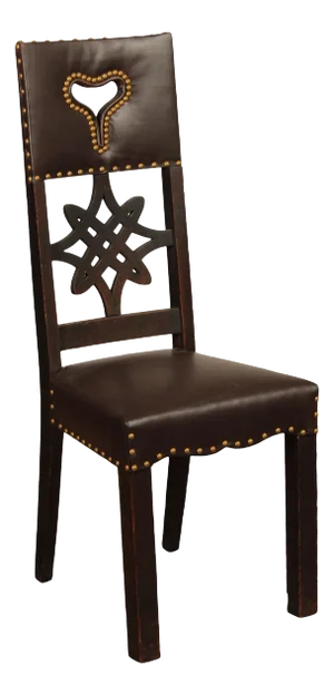 Michigan Chair Co. Antique Oak Arts & Crafts Hall Chair