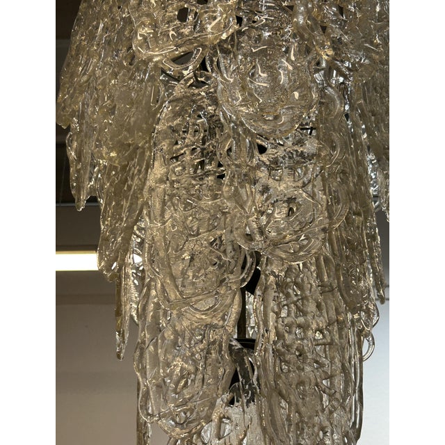 Chandeliers from Mazzega, 1970, Set of 2 For Sale - Image 6 of 9