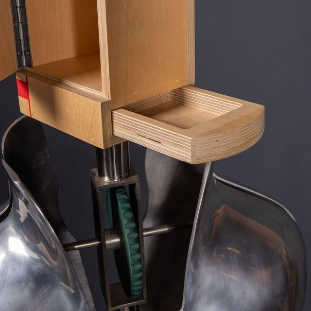 Polished Metal Torso Valet Stand, Circa 1980 For Sale - Image 6 of 18