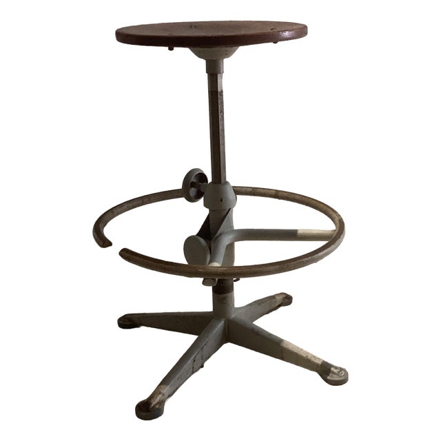 Dutch Architect's Working Stool by Friso Kramer for Ahrend De Cirkel, 1960 For Sale