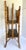 Antique English Burnt Bamboo Tall Magazine Rack For Sale - Image 9 of 13