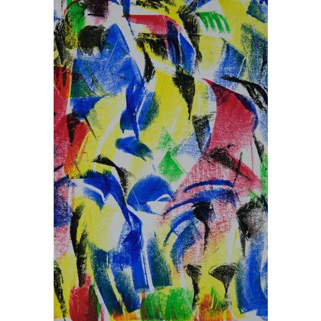 Françoise Galle, Lovers' Kiss, Pastel For Sale - Image 4 of 6