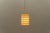 Cream Geometric Cocoon Hanging Lamp from Goldkant Leuchten, Germany, 1960s For Sale - Image 8 of 13