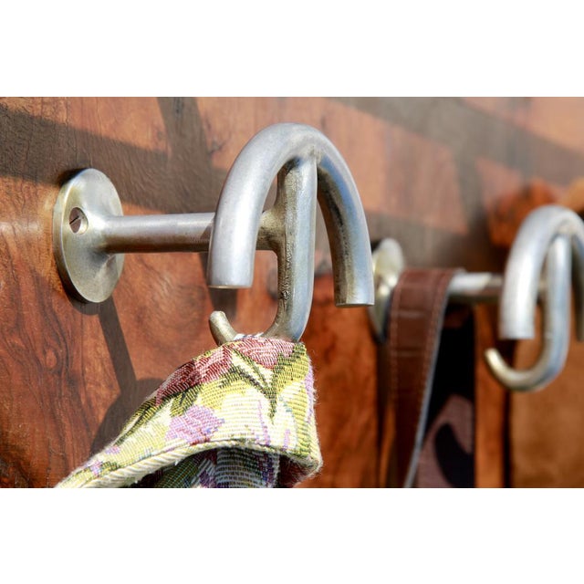 Vintage Art Deco Wall Coat Hanger, Italy, 1930s For Sale - Image 10 of 15