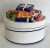 Late 20th Century Italian Porcelain Lidded Box With Wrapped Presents Detail For Sale - Image 9 of 9